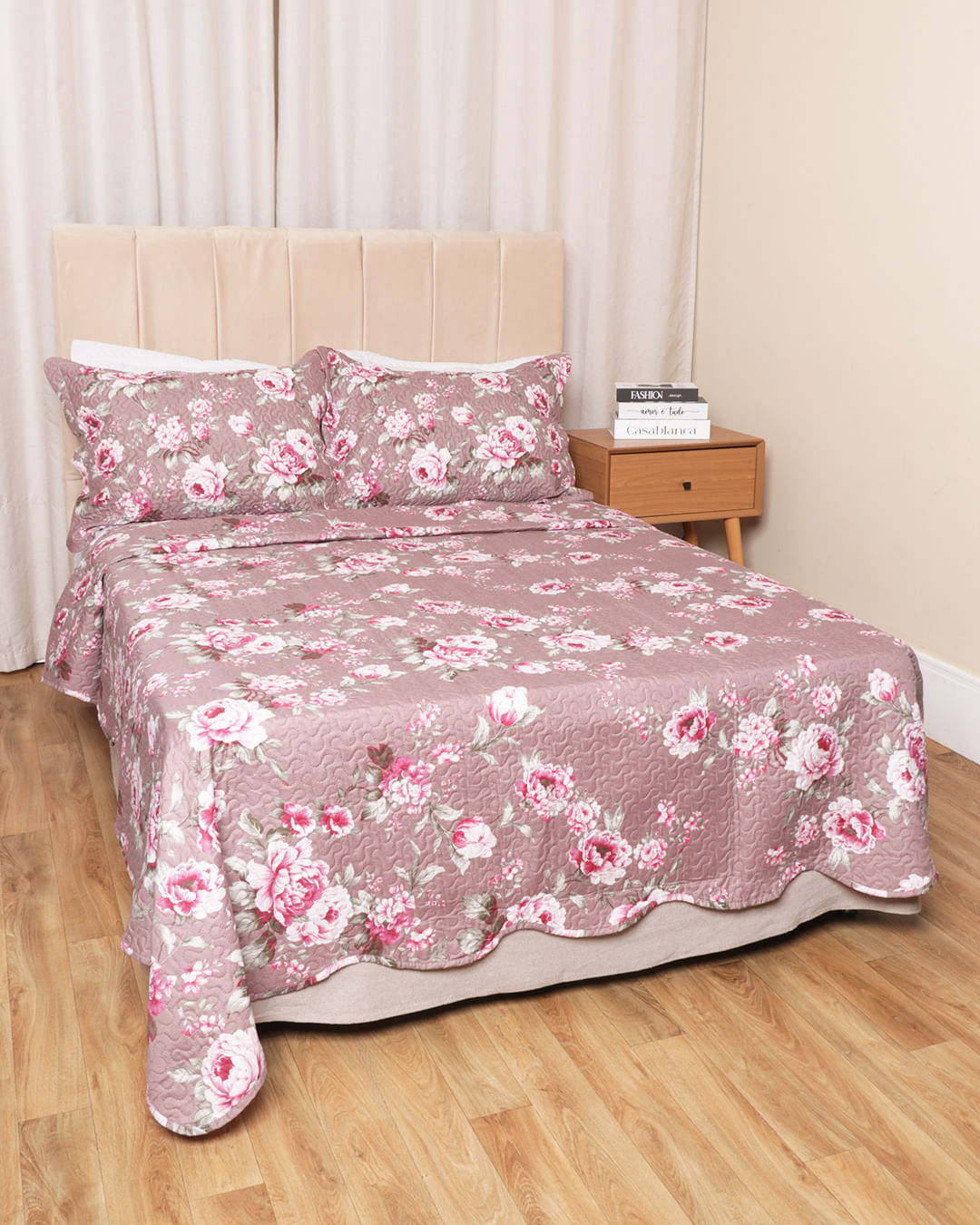 Kit-Colcha-Df-Queen-Bouti-C-03-Pcs---Lilas-Floral