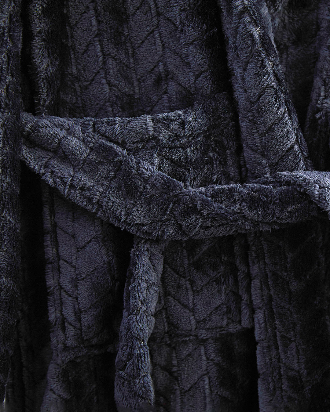 Roupao-Jacquard-Flannel-Fleece-Preto---Preto