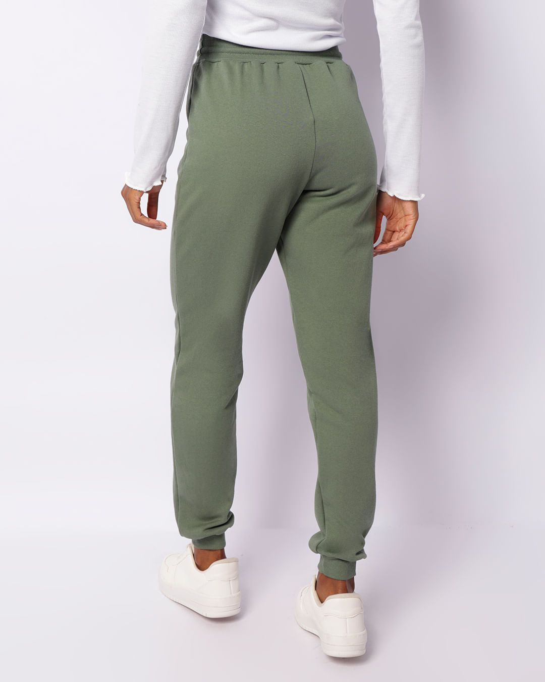 Calca-T589-Moletom-Jogger---Verde-Escuro