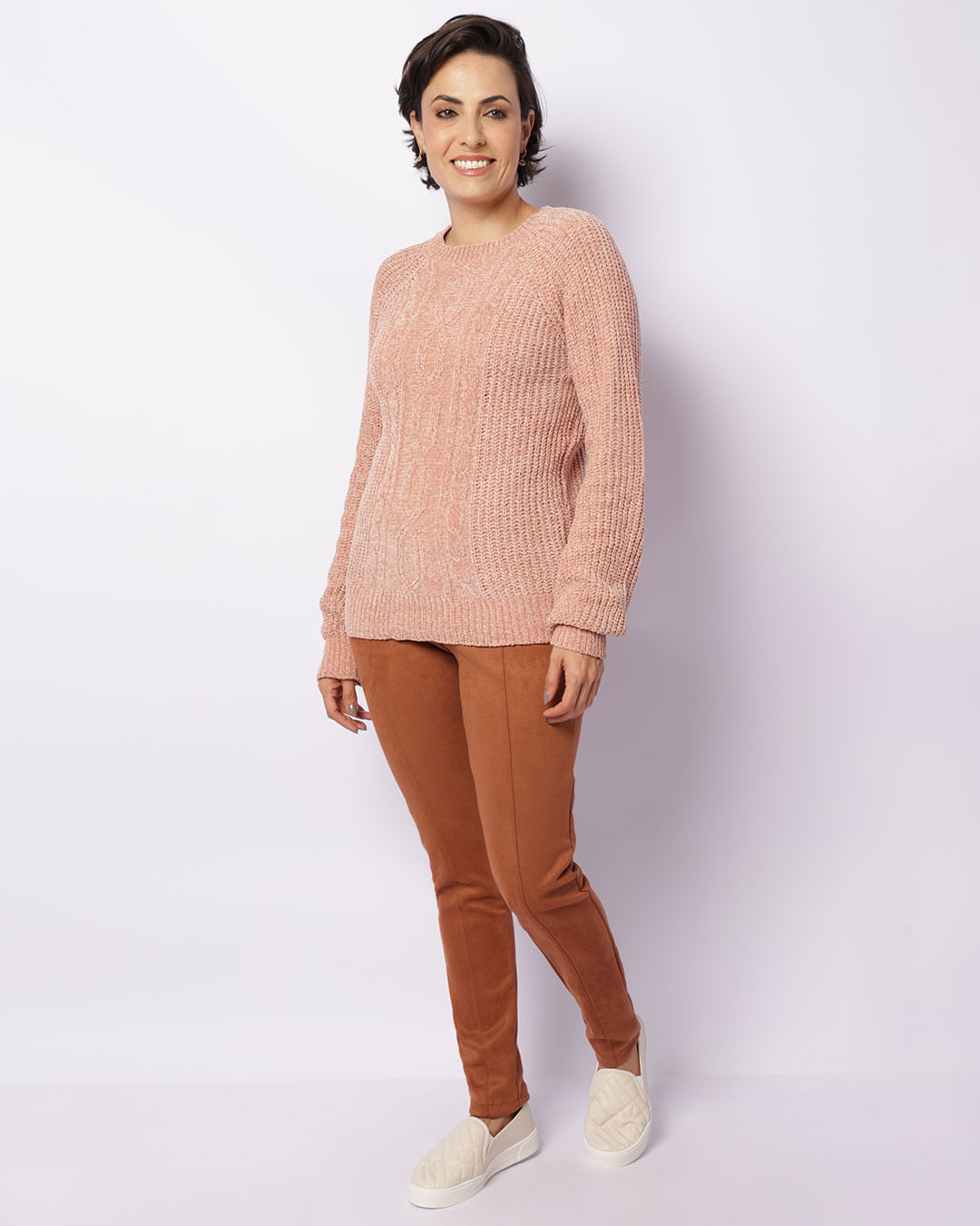 Sueter-6869-Chenille-Tranca-Rose---Rosa-Medio