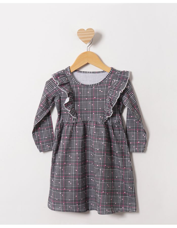 Vestido-Ml-Cire--Xadrez-075570-F1---Cinza-Medio