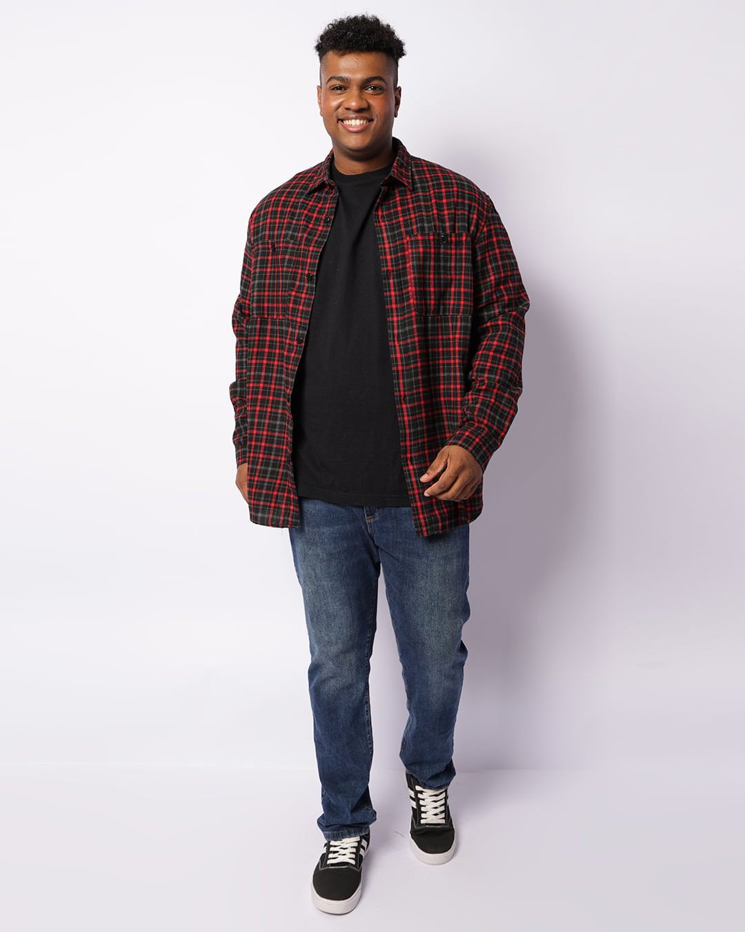 Camisa-Sa5323j-Ml-Flanela-Sem-Capuz-Plus---Vermelho-Escuro