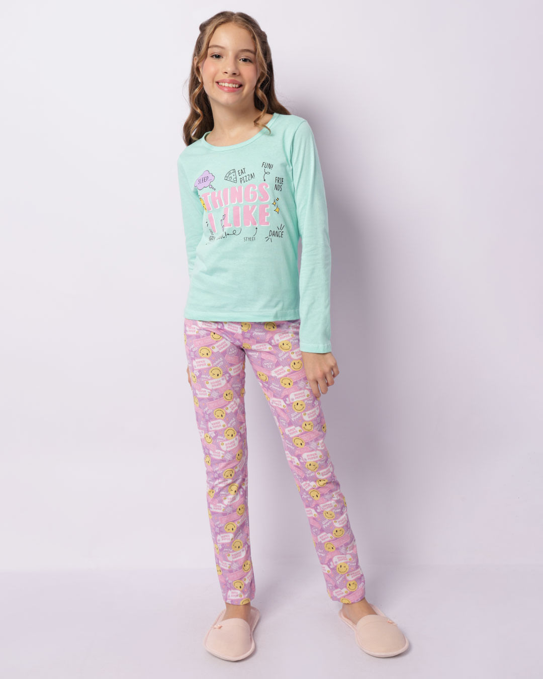 Pijama--Ml-Juva-1014-Sortido---Verde-Claro