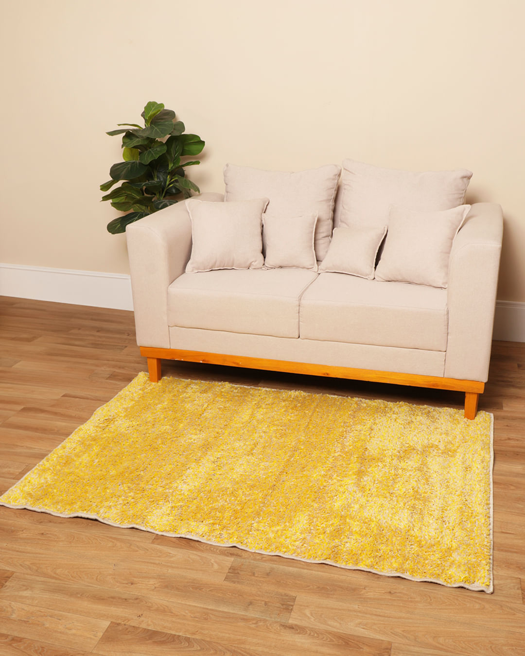 Tapete-Kanyon-Barrado-100x150---Amarelo-Outros