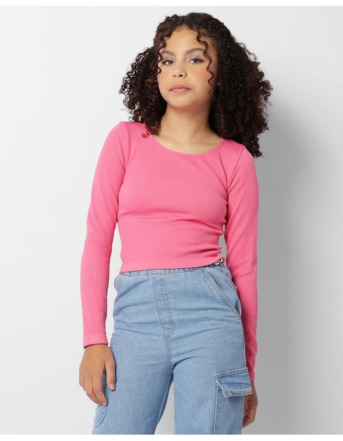 Blusa-Tk-554--Ml-Rosa--F-1016---Rosa-Medio