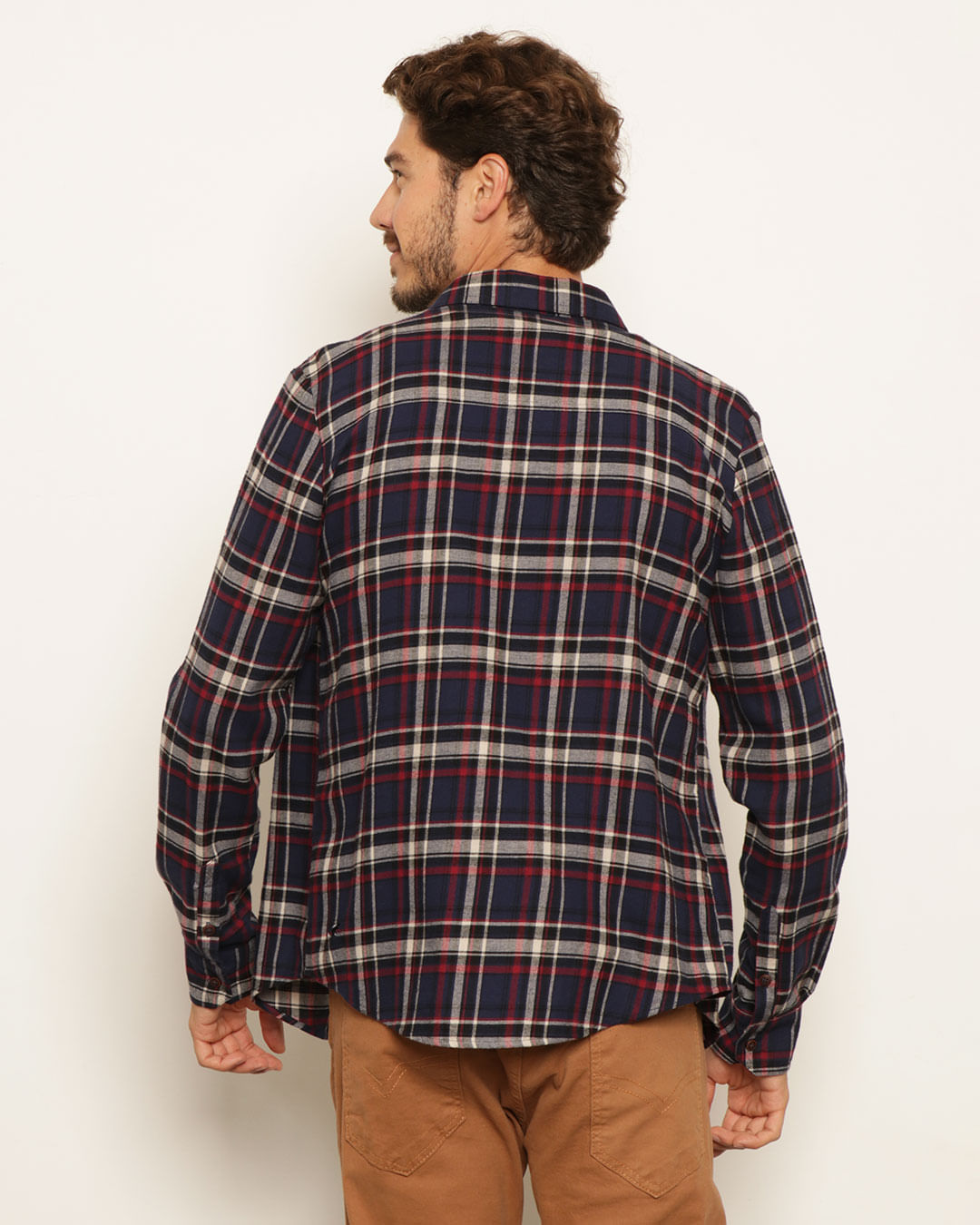 Camisa-Flan-Ml-Lugano-2pkt-Pgg---Marinho-Xadrez