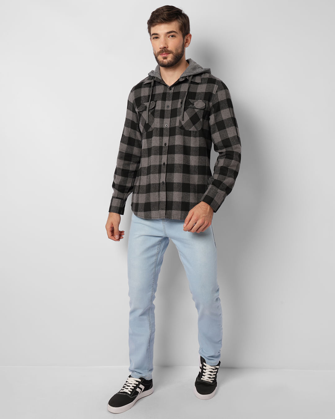Camisa-Flanela-Xadrez-Capuz-Jwp02---Cinza-Medio