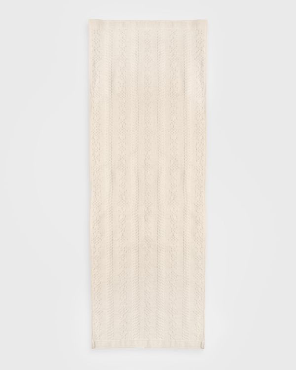 Tapete Passadeira Mandacaru 47cm x 140cm Bege UN