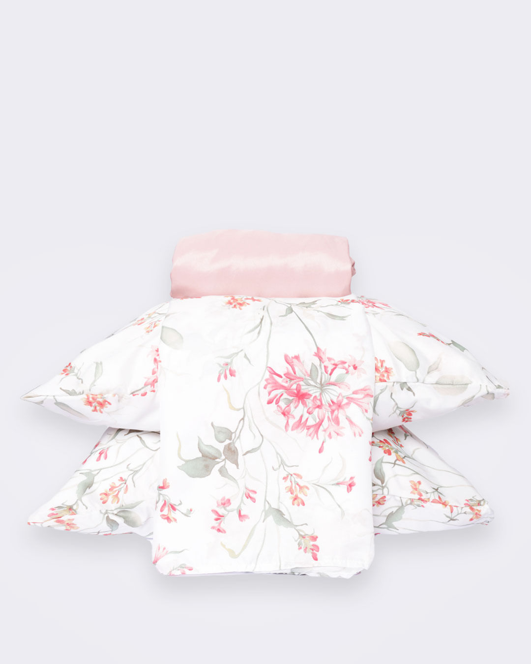 Jogo-De-Cama-Queen-Sakura-Floral-Vermelh---Vermelho-Medio
