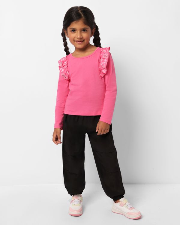 Calça Infantil Parachute Preta 6