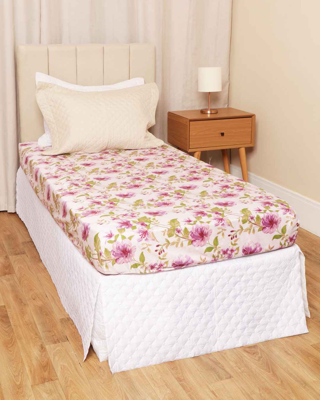 Lencol-Avulso-Solteiro-C-Elast-Romantic---Lilas-Floral