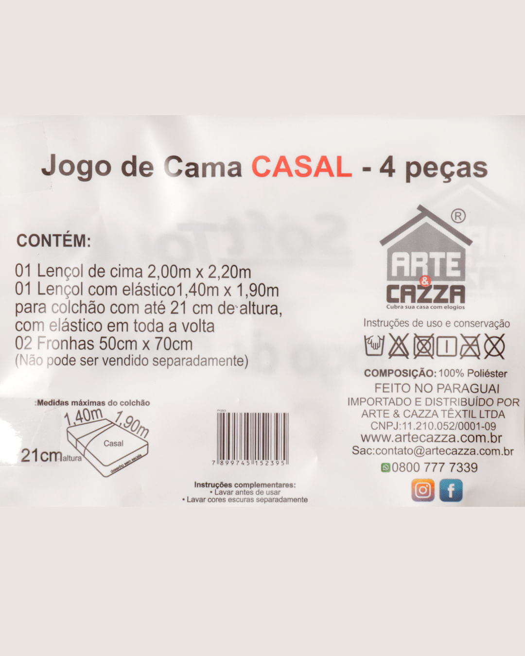 Jogo-Ac2003-Microfibra-Casal-4pcs---Rosa-Geometrico