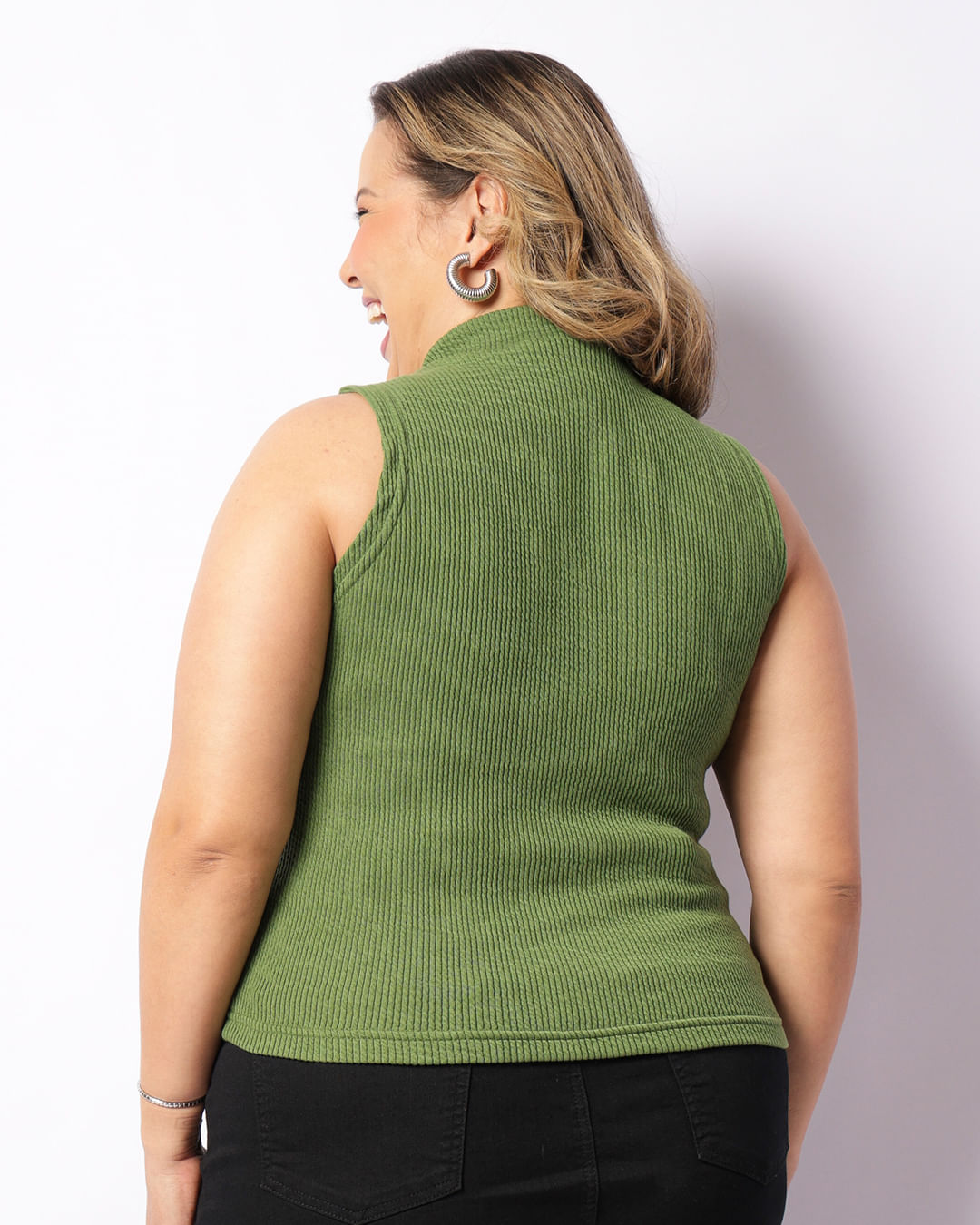 Regata-Gola-Alta-310960pl-Canelado-Ondas---Verde-Escuro