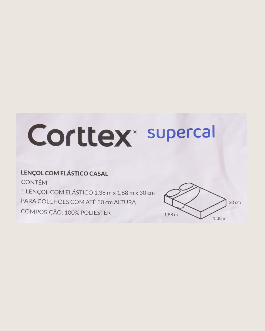 Lencol-Com-Elastico-Casal-Supercal---Rosa-Floral