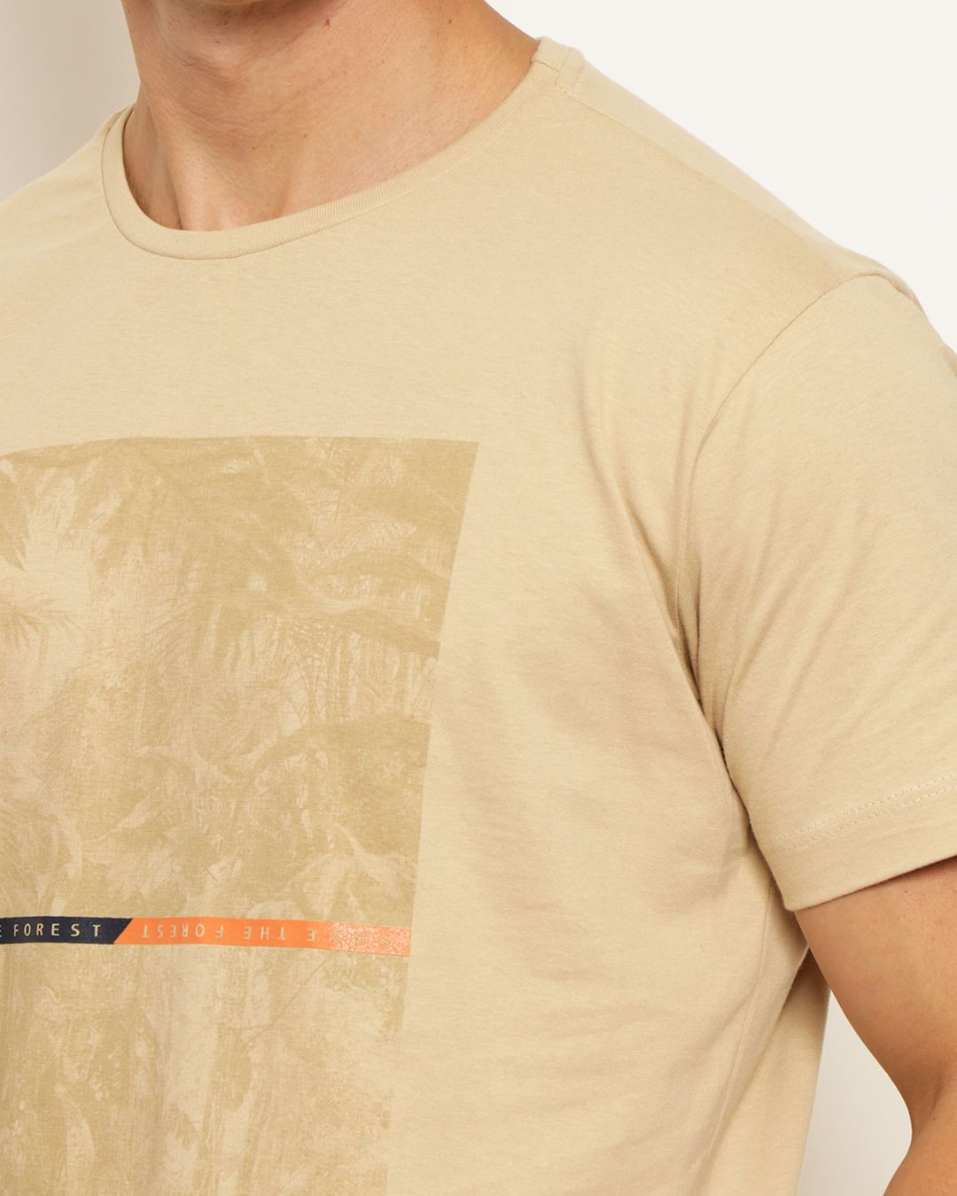 Camiseta-11193705-Sort---Bege-Outros