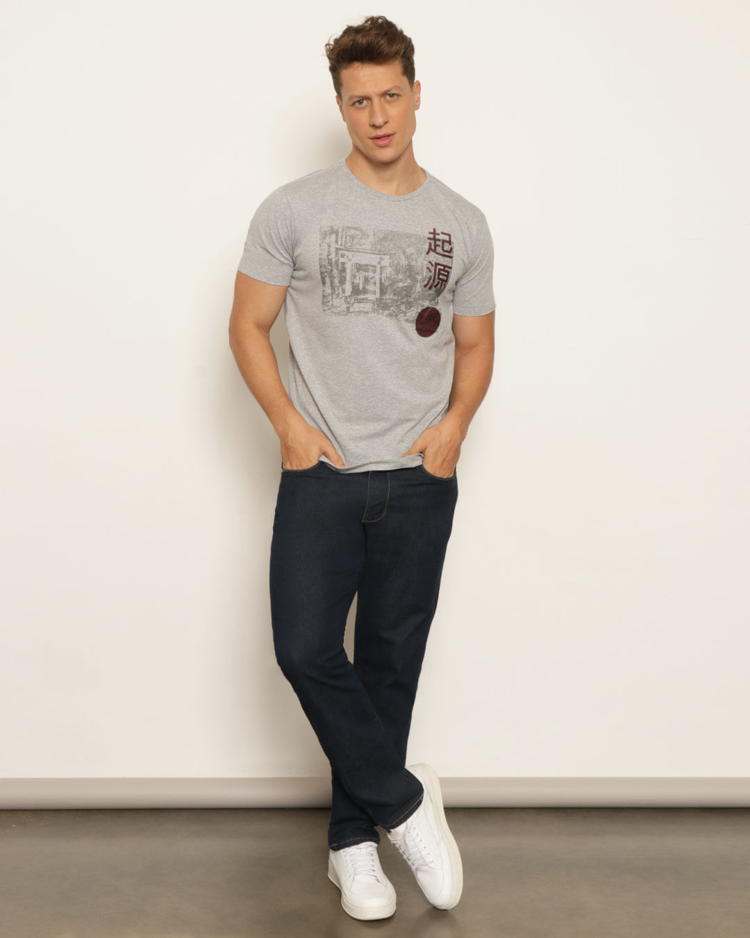 Camiseta-10161873-Sort---Cinza-Claro