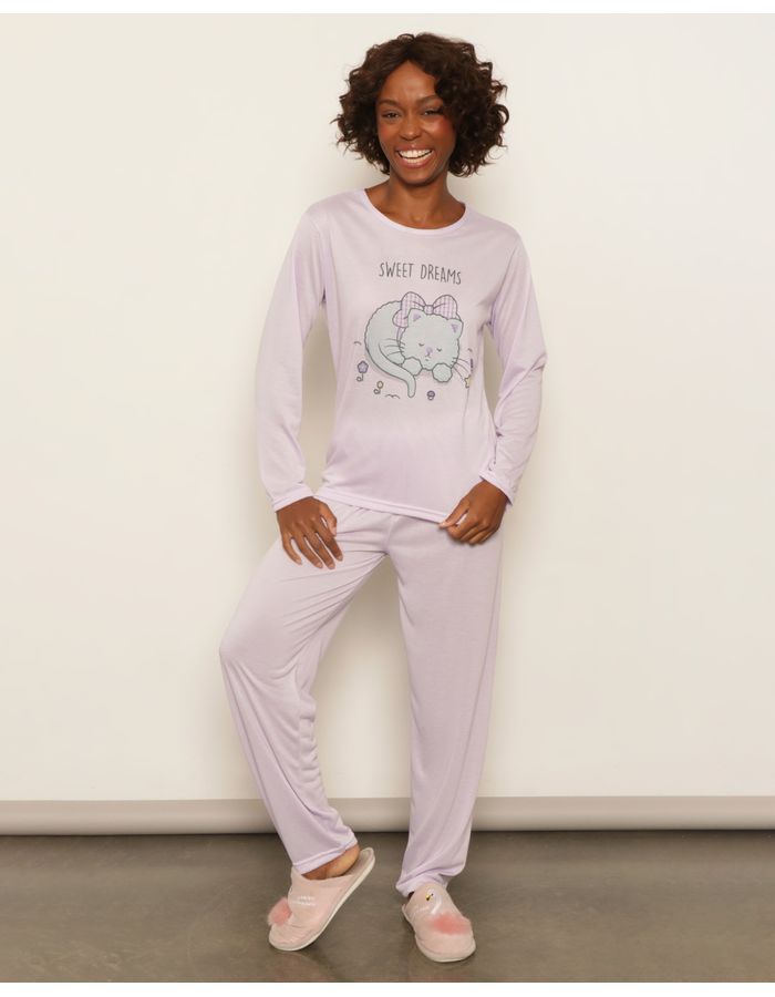 Pij-Longo-Liso-Decredondo-Silk---Lilas-Claro