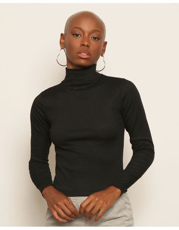 Blusa-Ml-Canelada-Gola-Alta-Pto---Preto
