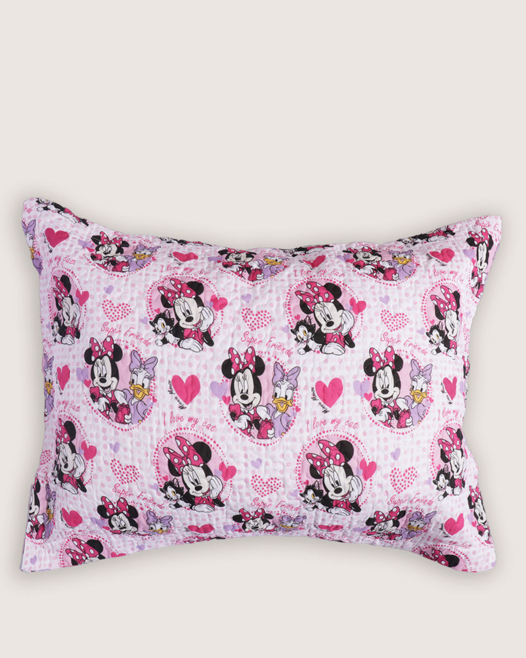 Porta-Travesseiro-Minnie-Poa---Rosa-Claro