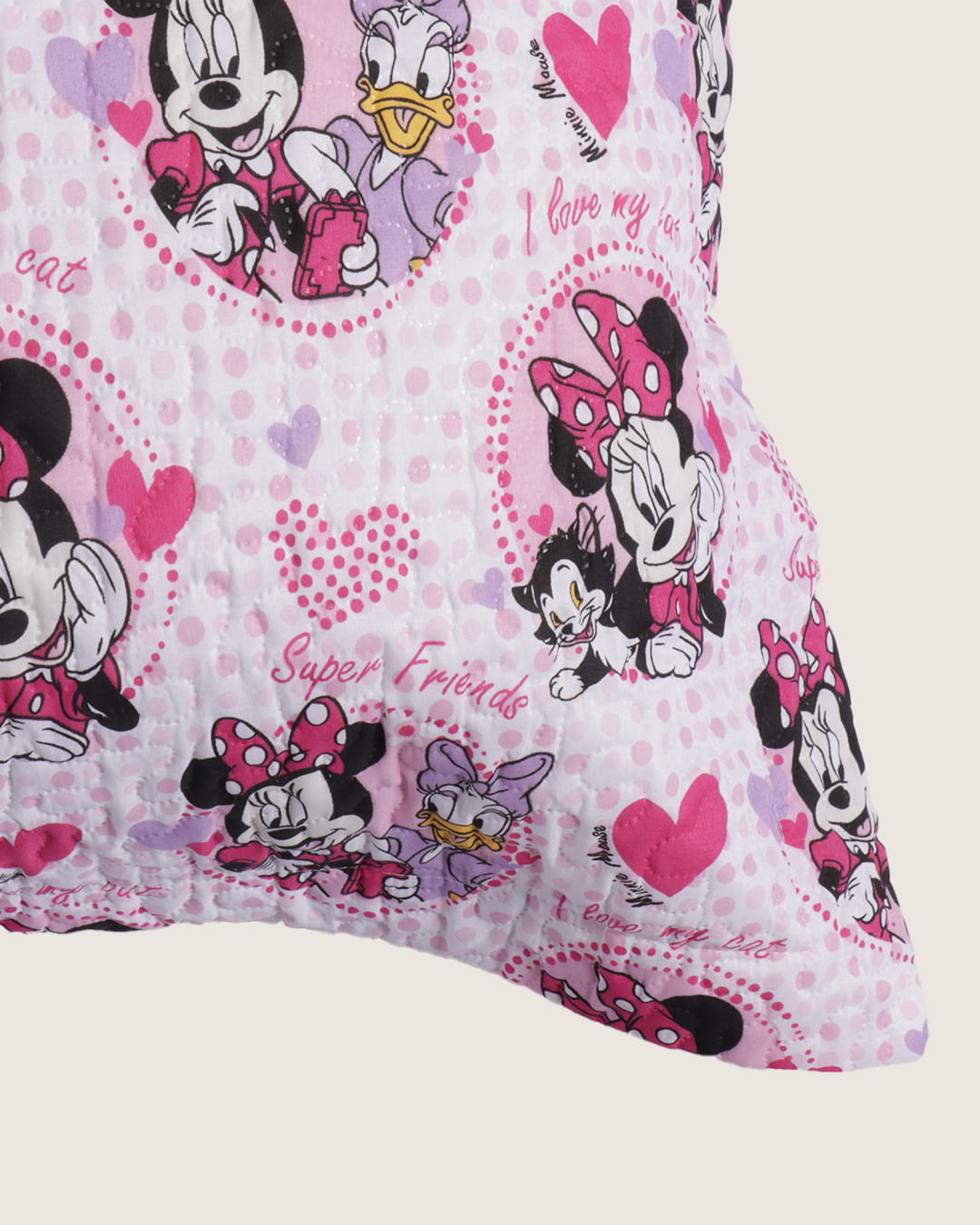Porta-Travesseiro-Minnie-Poa---Rosa-Claro