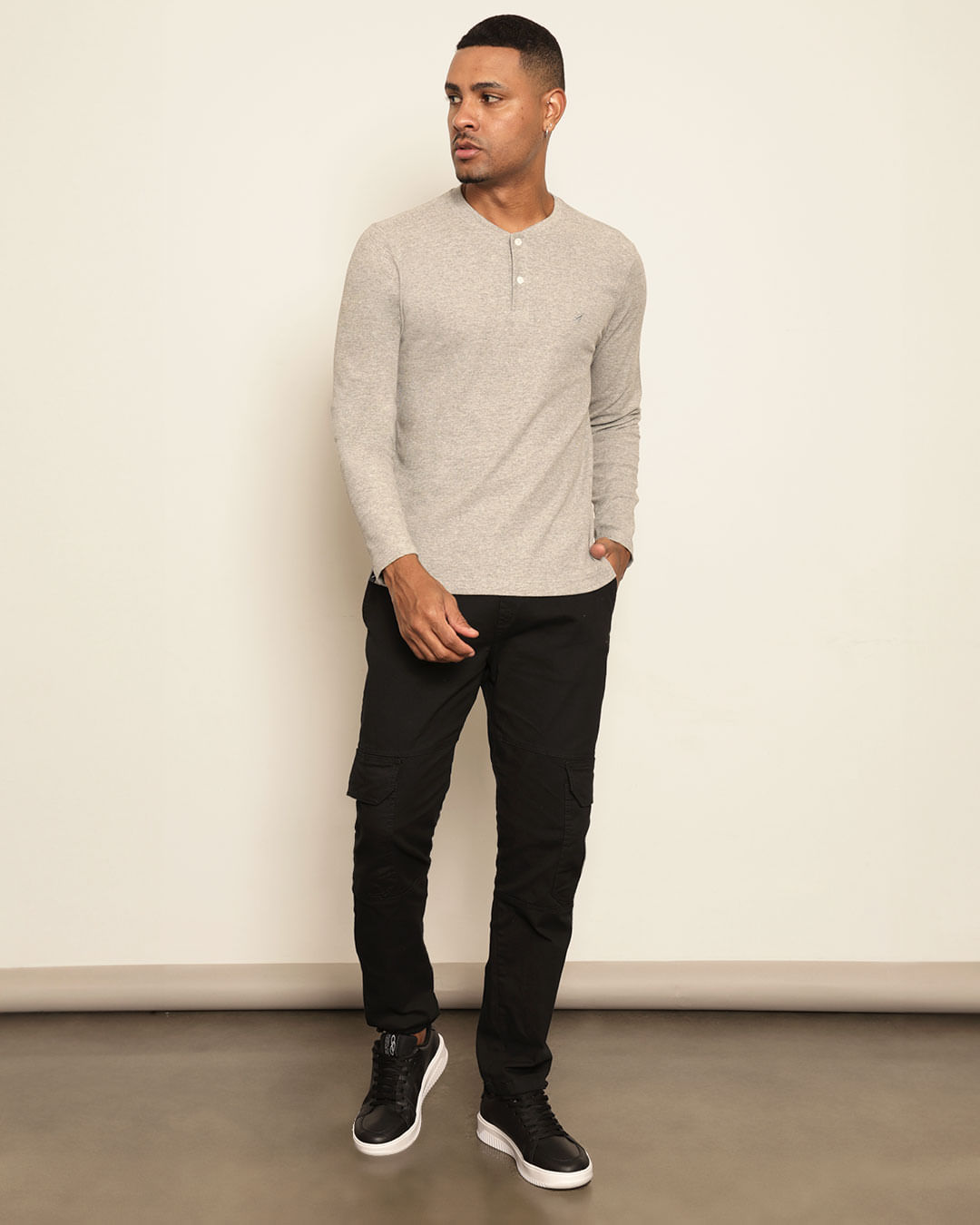 Camiseta-Ml-Com-Botao-P5015-Mescla---Mescla-Claro