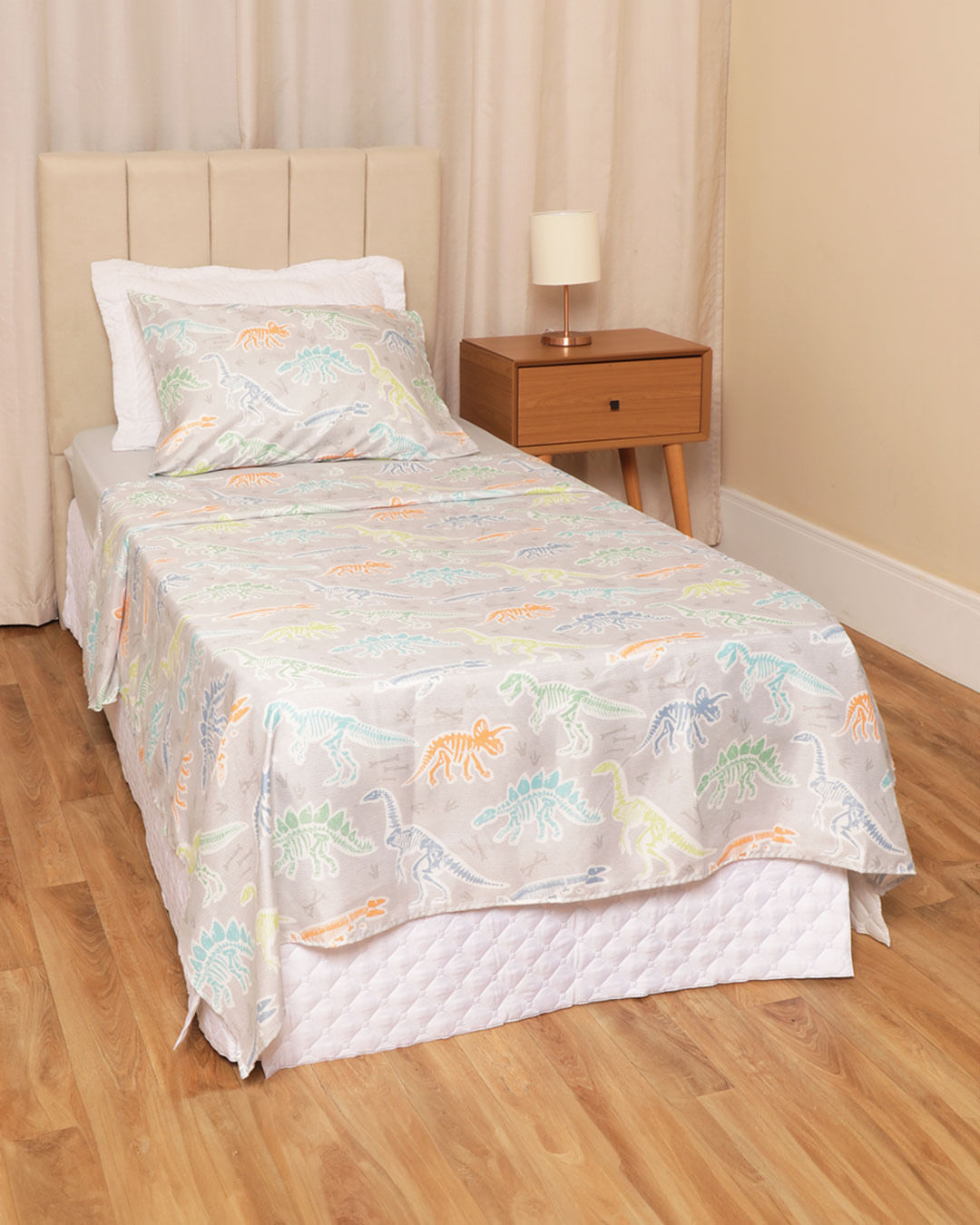 Jg-De-Cama-Infantil-Dino-Fossil-3pc---Estampado-Outros