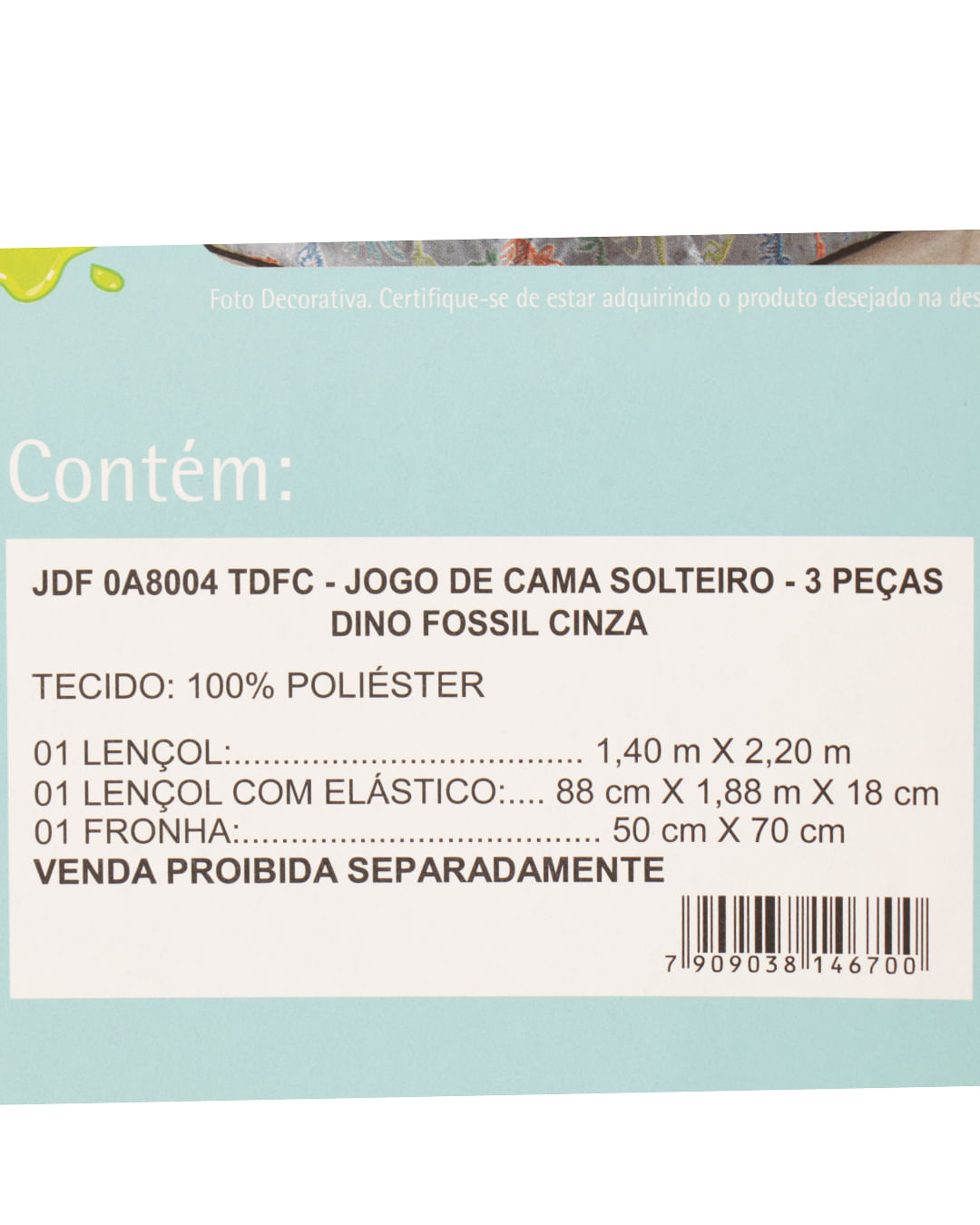 Jg-De-Cama-Infantil-Dino-Fossil-3pc---Estampado-Outros