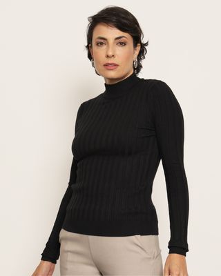 Tricot-8969-Canelado-Gola-Alta-Preto---Preto