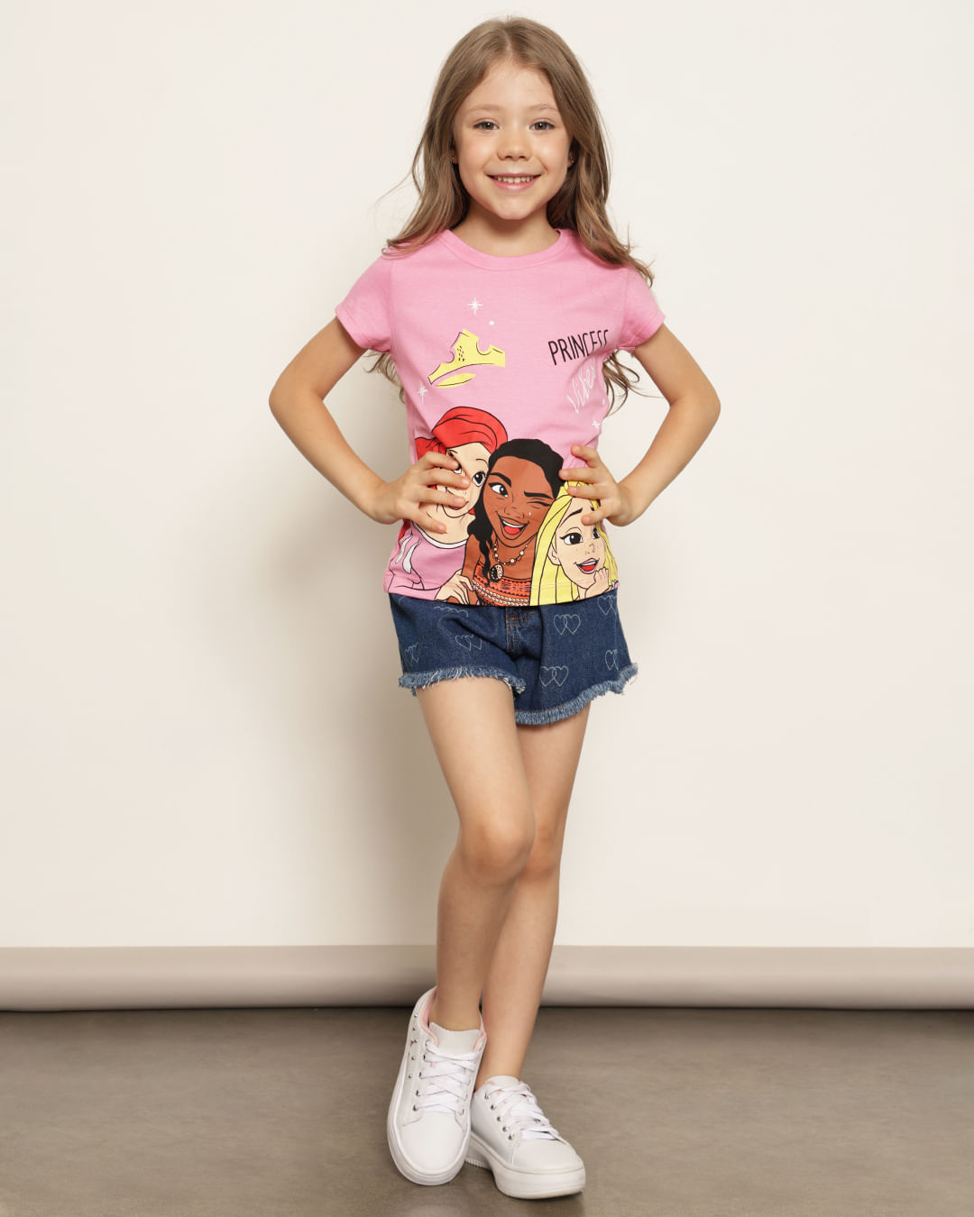 Blusa-45270186-Princesas-Mc-F-410---Rosa-Medio