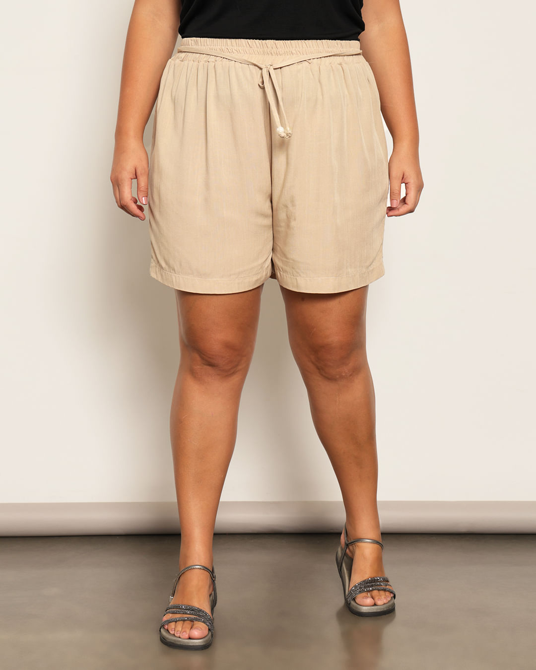 Shorts-Viscose-40695-Ccordao-E-Aviament---Bege-Medio