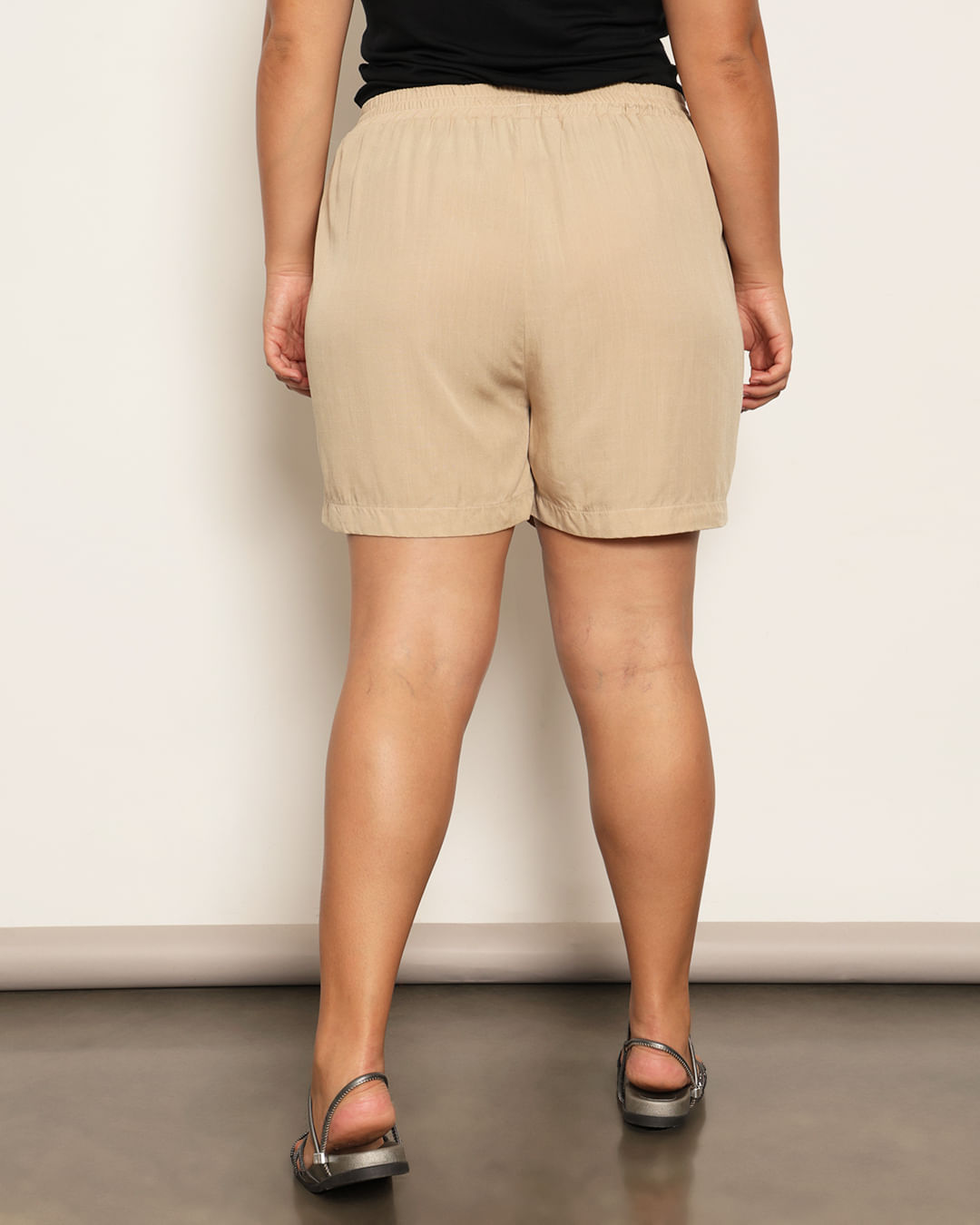 Shorts-Viscose-40695-Ccordao-E-Aviament---Bege-Medio
