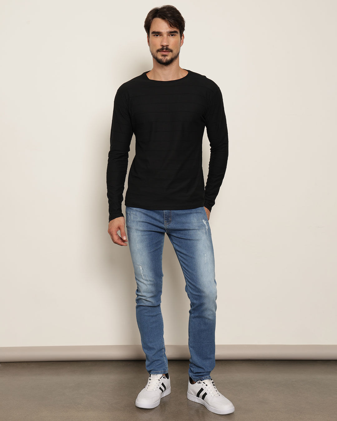 Camiseta-Ml-Basic-Listra-Eml2199-Preto---Preto