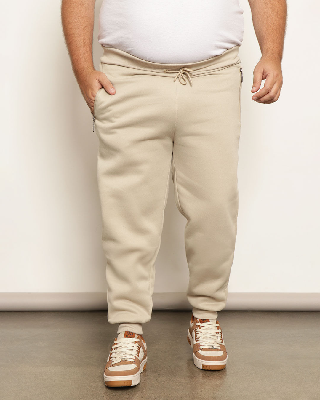 Calca-Jp01-Jogger-Ziper-Bege-C-Plus---Bege-Medio