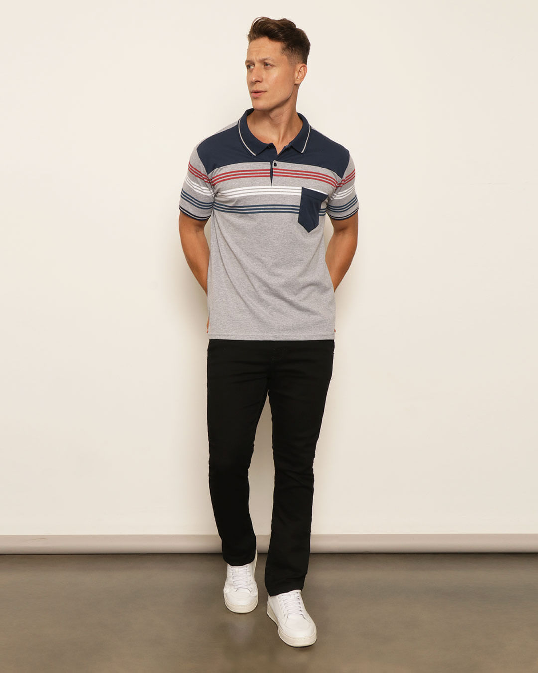 Polo-Ib16028-Rec-Cza-Mescl-Pgg---Cinza-Claro