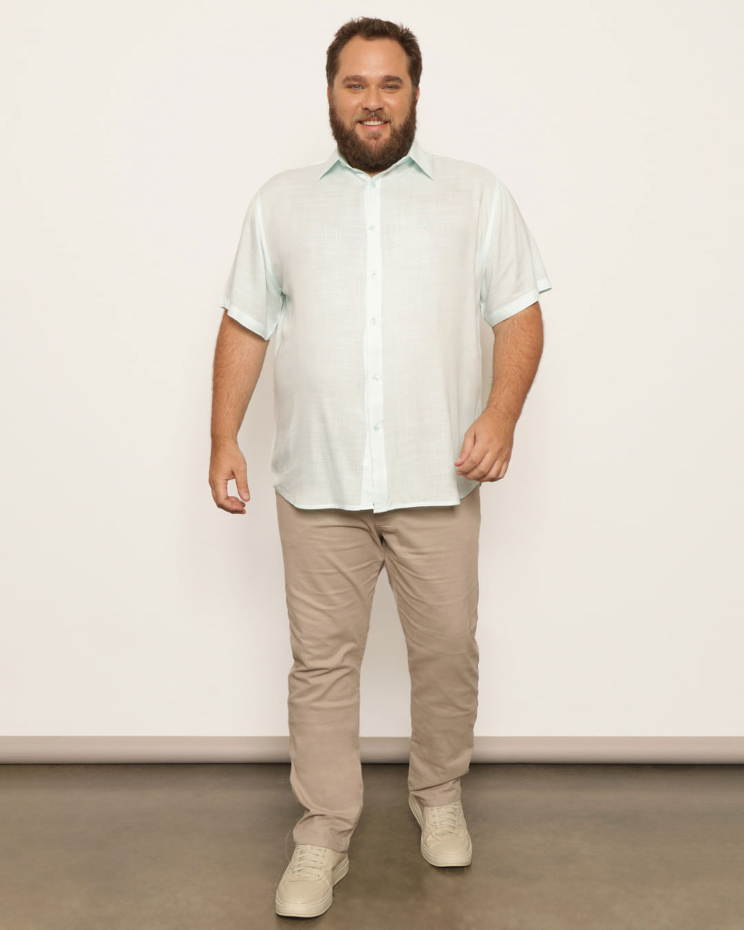 Camisa-Mc-Linho-Verde-25-Plus---Verde-Medio