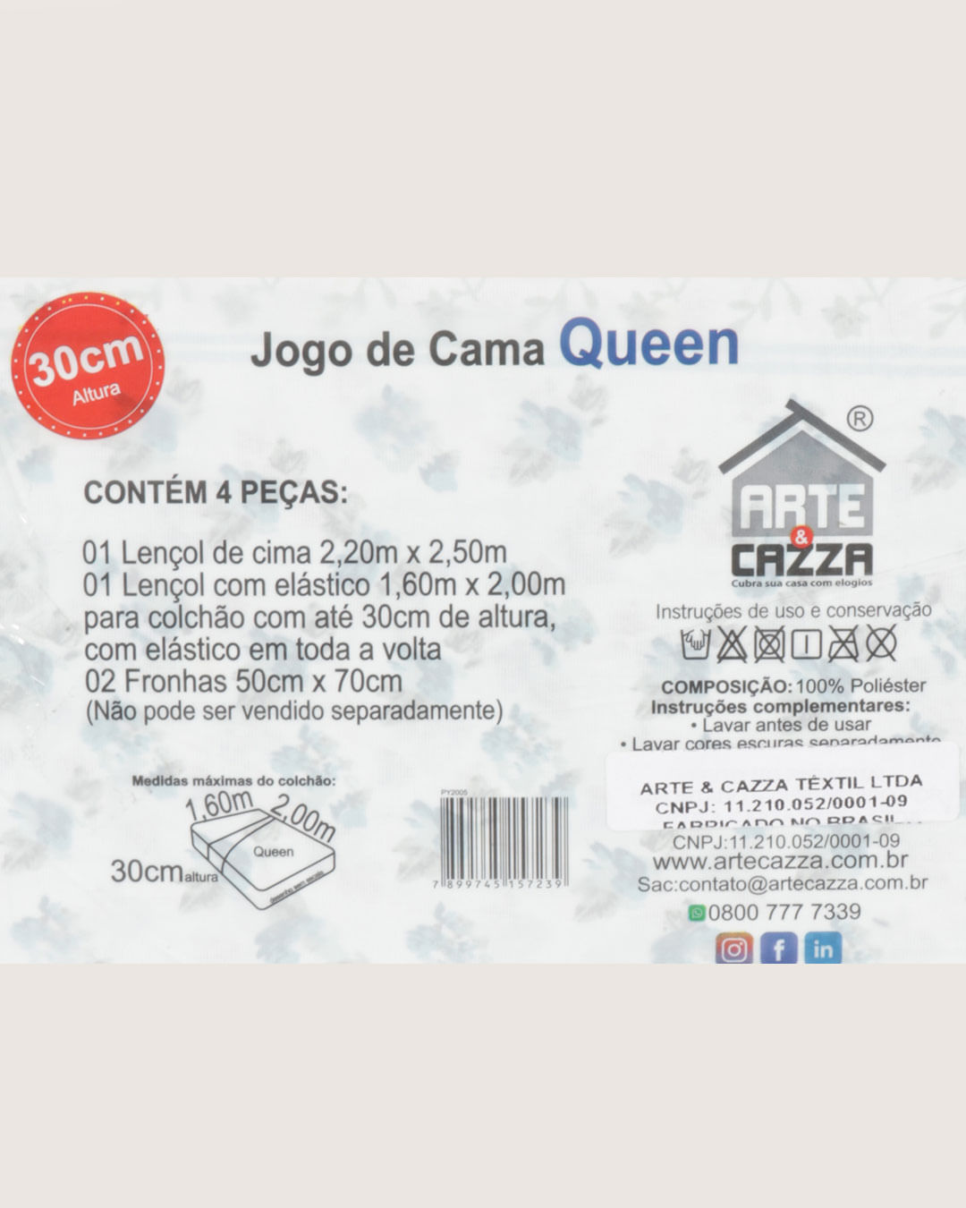 Jogo-Ac2005-Microfibra-Queen-4-Pcs---Verde-Geometrico