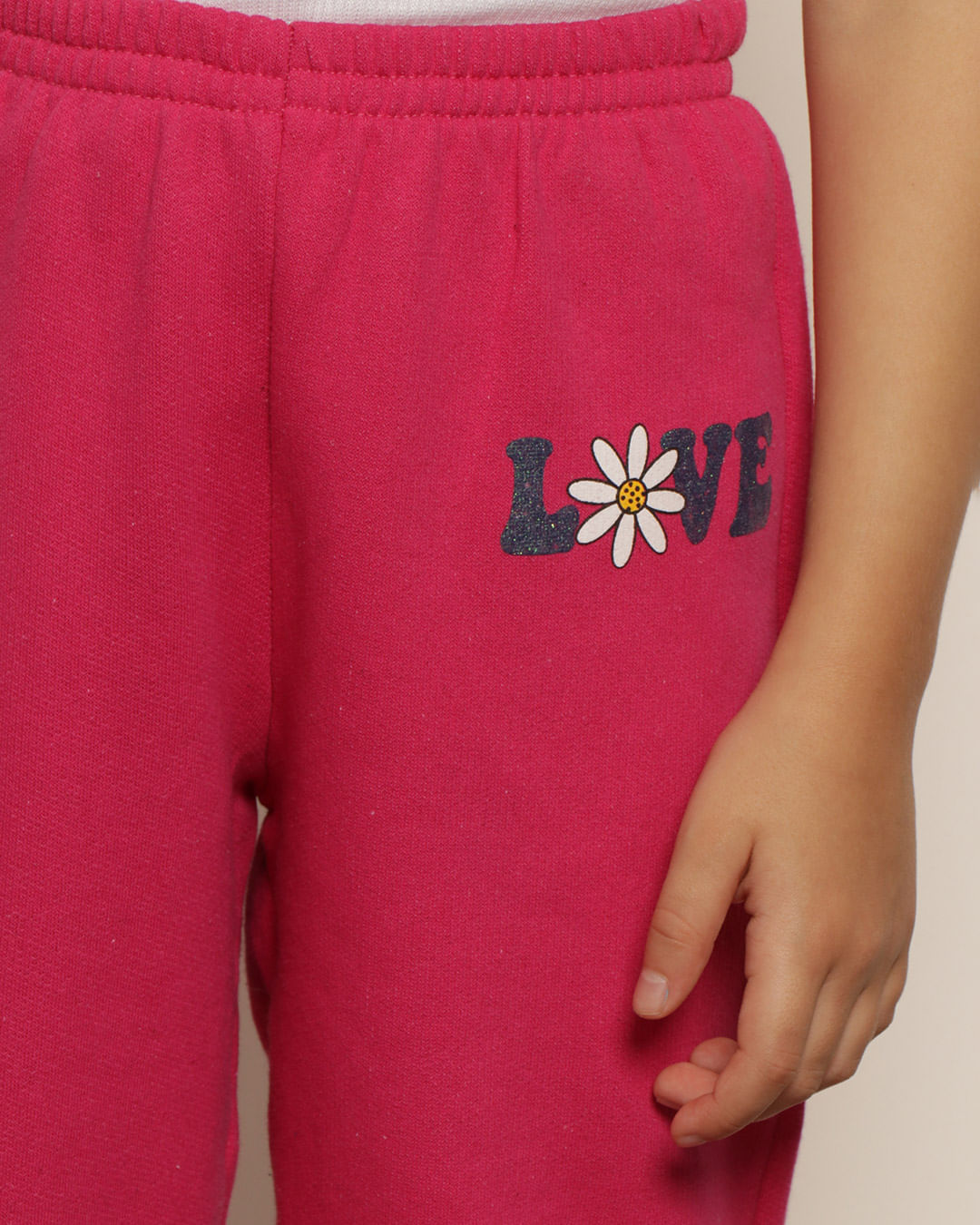 Calca-Moletom-Infantil-Jogger-Sortida-Rosa-Escuro