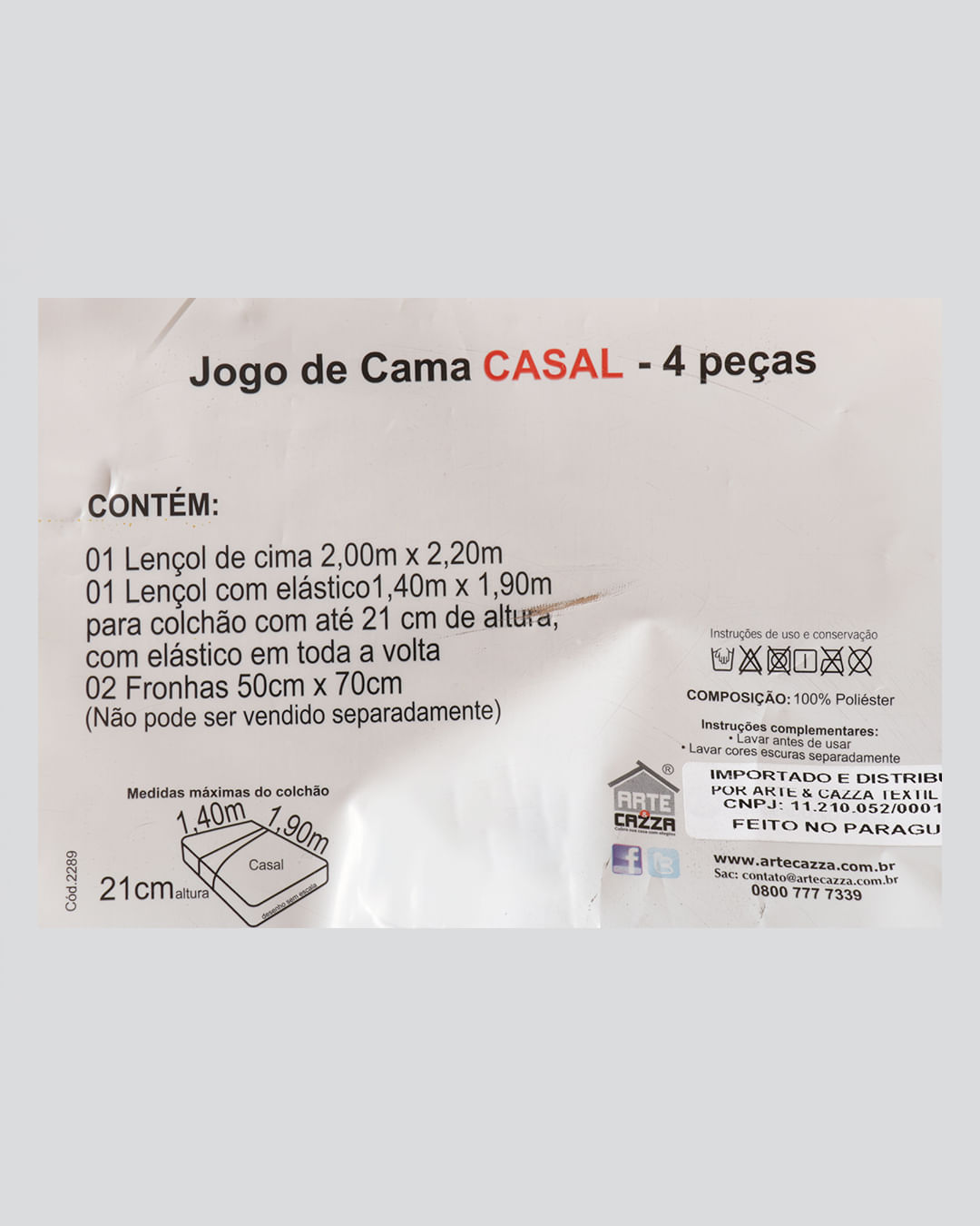 Jogo-Ac2003-Microfibra-Casal-4pcs---Verde-Xadrez