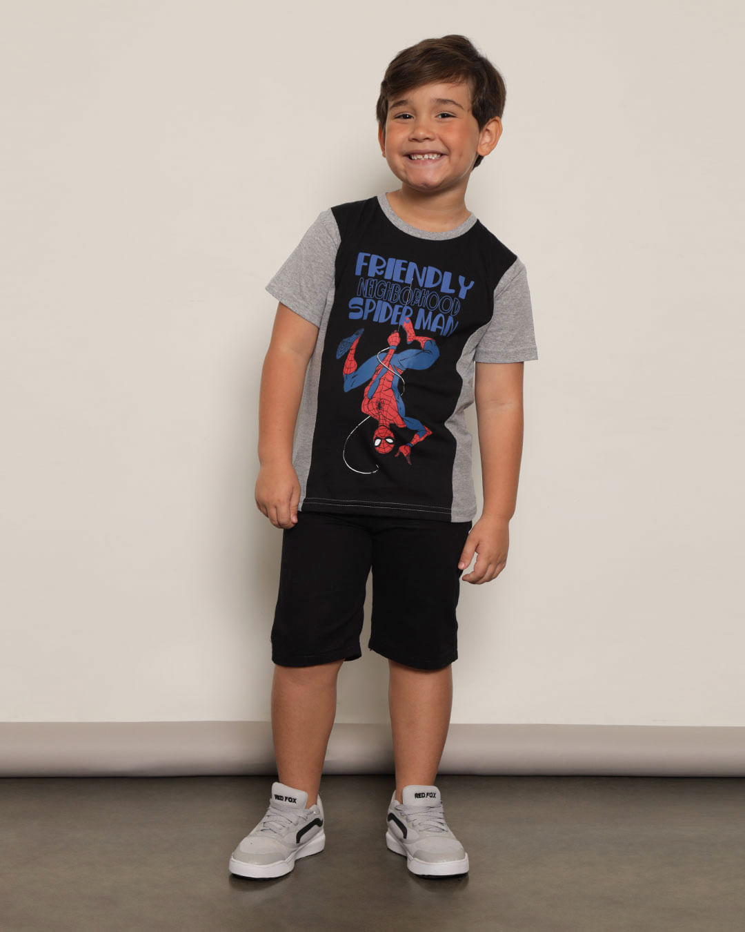 Camiseta-T38858-Mc-M-410-H-Aranha---Mescla-Medio