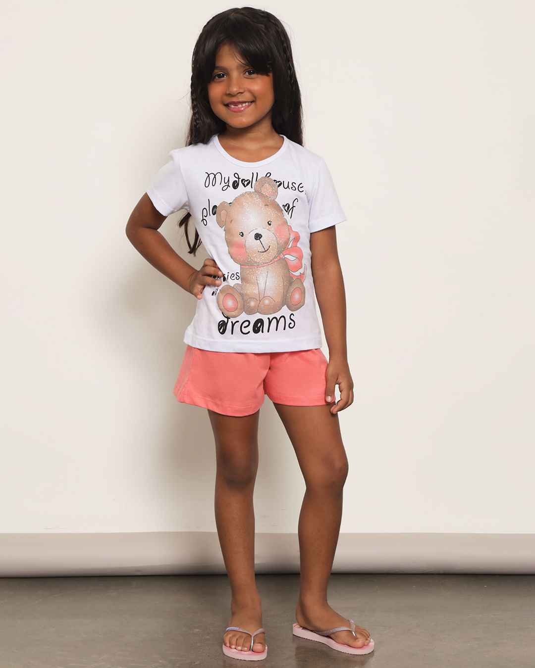 Pijama-Ursa-Gliter--Mc-Infa-0410---Laranja-Medio