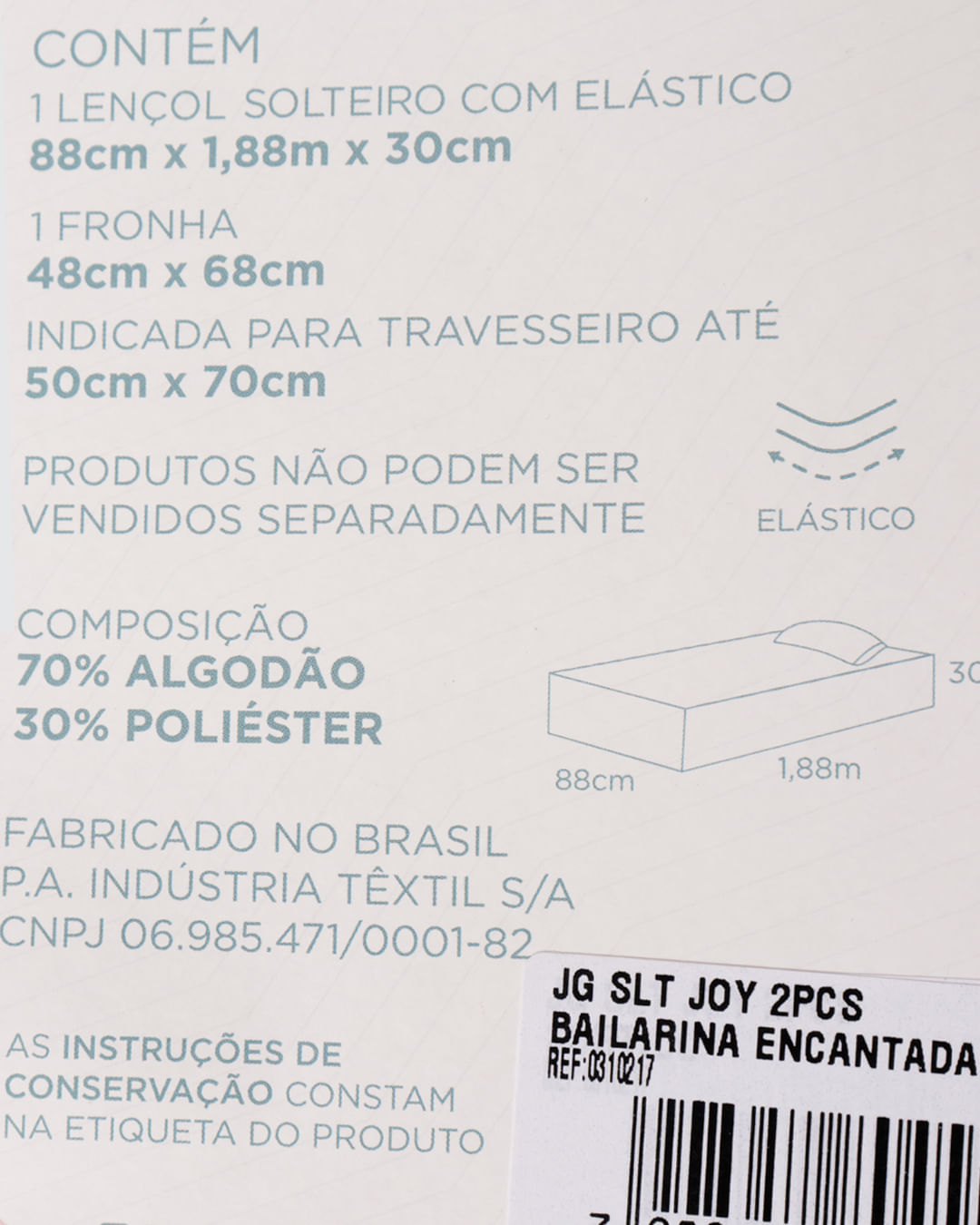 Jg-Simp-Inf-Portallar-2-Pcs-Bailarina-En---Estampado-Outros