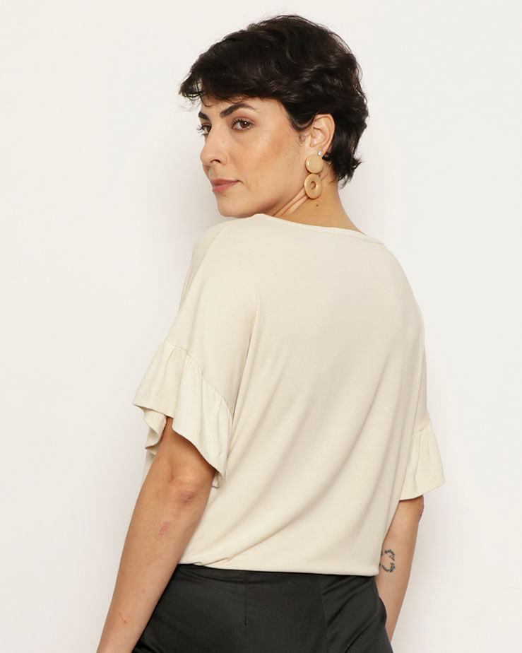 Blusa-Bl10609-Visco-Mga-Babado-Bajuste---Bege-Medio