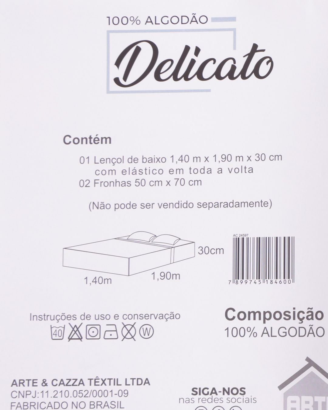 Jogo-De-Cama-Casal-3-Pcs-Algodao-Estampa---Rosa-Claro