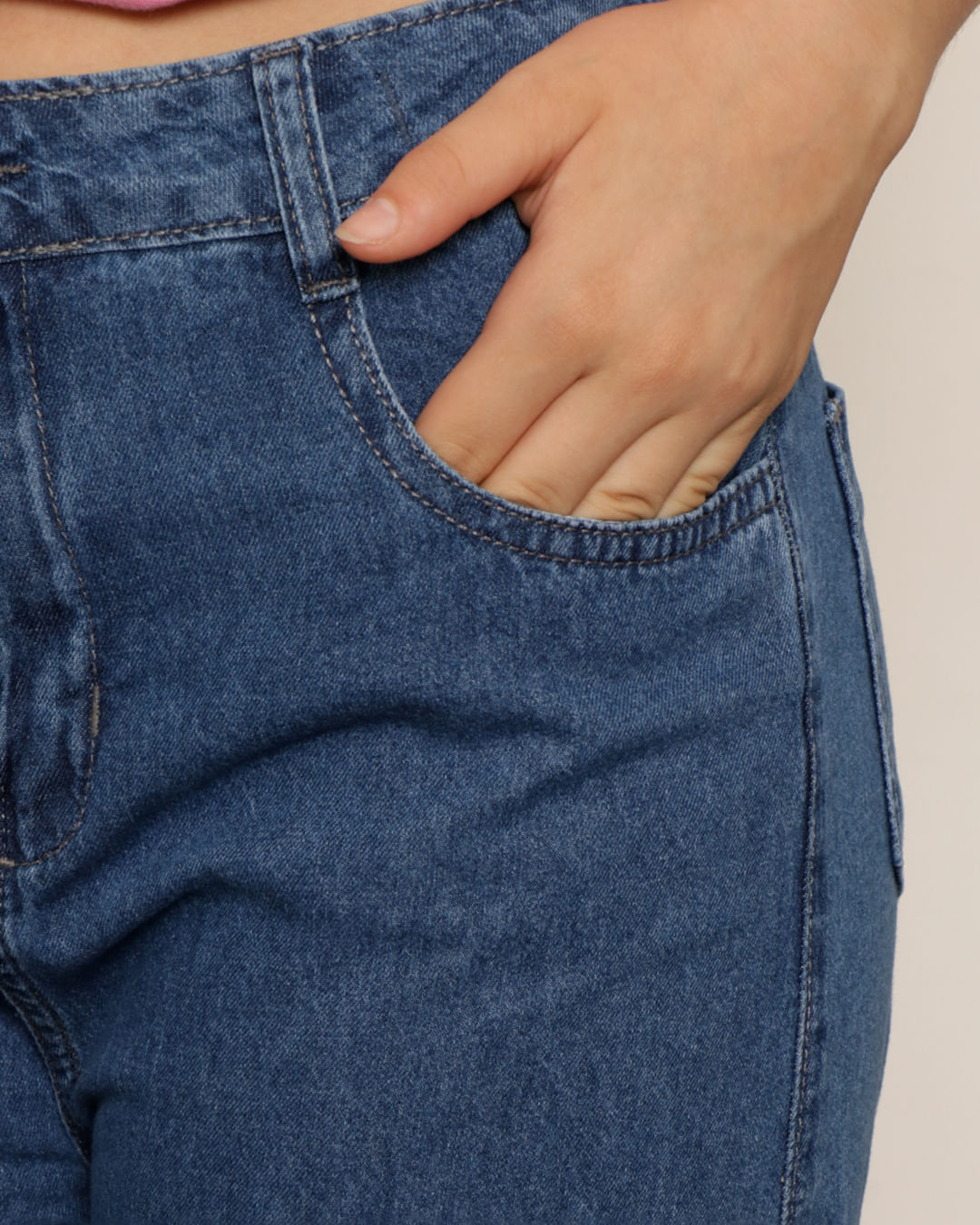 Calca-Cargo-Lm-F-1016---Blue-Jeans-Medio