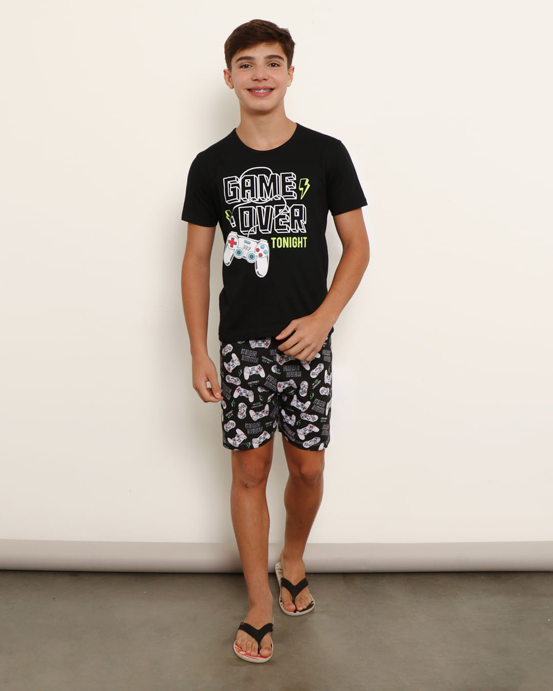 Pijama-Juvo-Goall---Preto