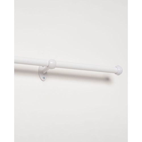 Kit Varão para Cortina 300cm Branco