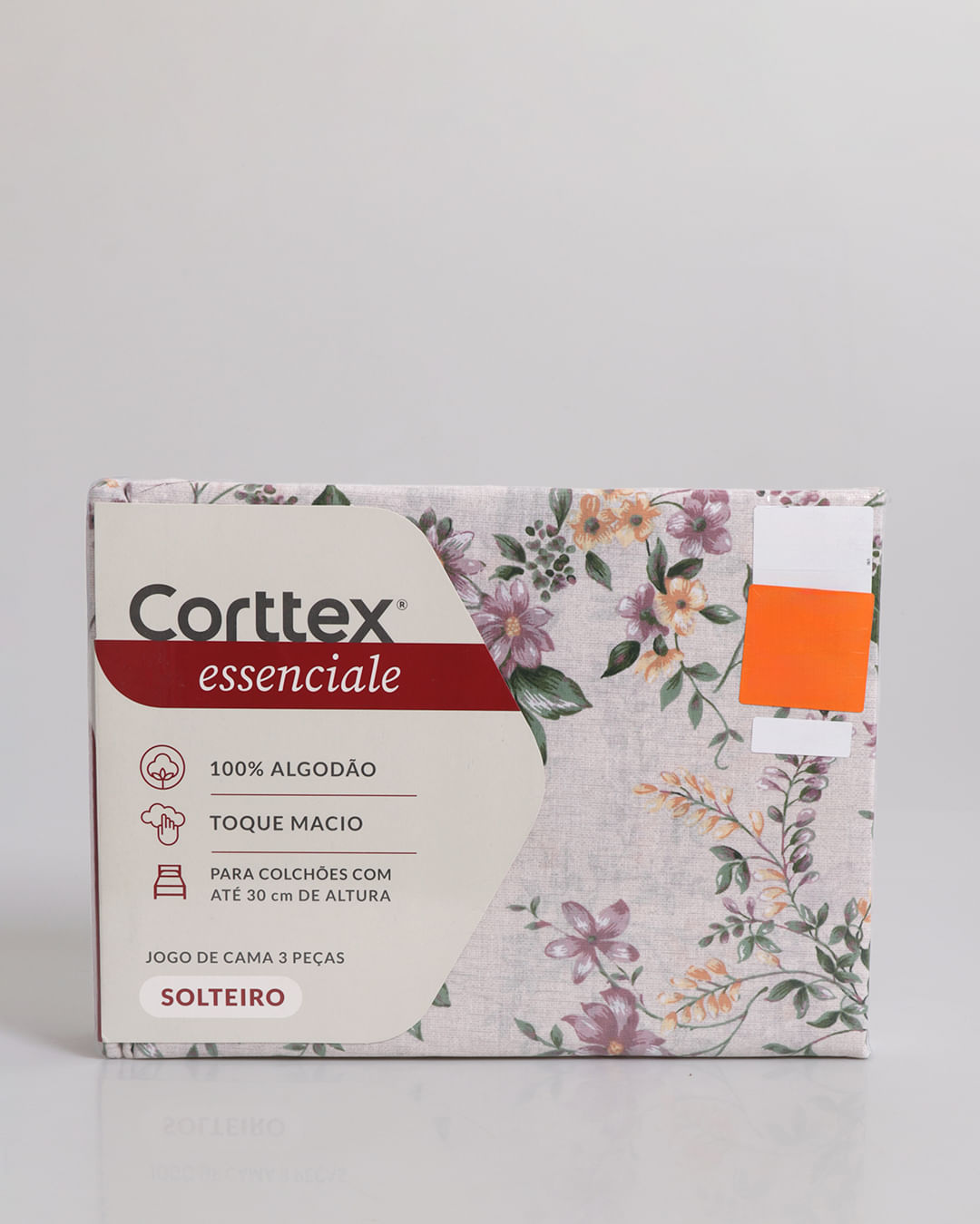 Jg-De-Cama-Solt-Algodao-100---3-Pcs---Bege-Floral