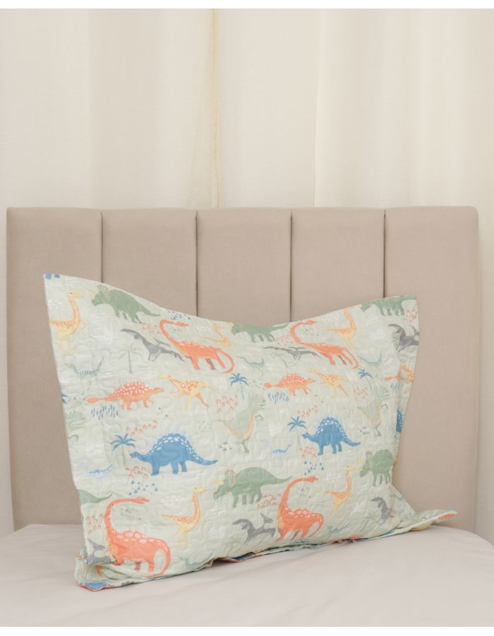 Porta-Travesseiro-Les-Dinossauro---Verde-Claro