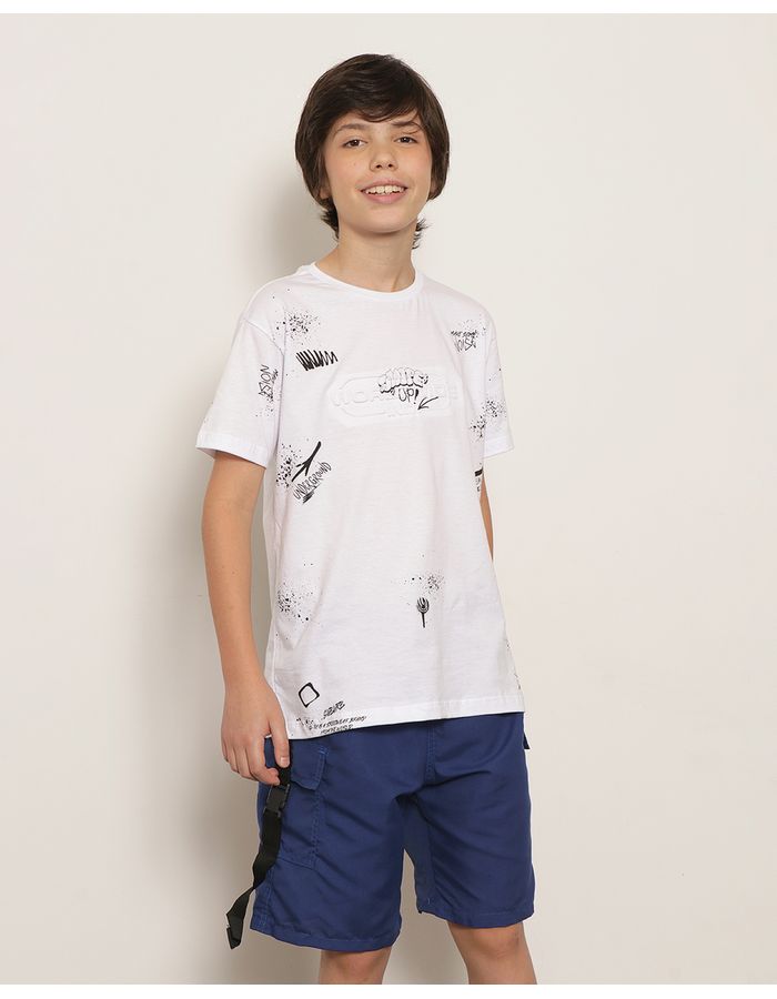 Camiseta-Tr184-Embossed-Mc-M-1016-Urba---Branco