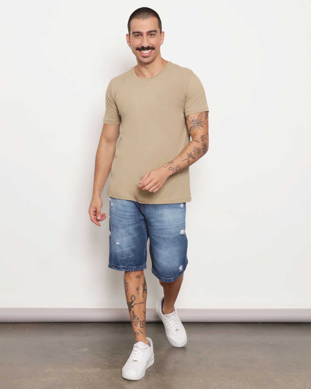 Camiseta-Basic-Mc-Bege-Medio-Pgg---Bege-Medio